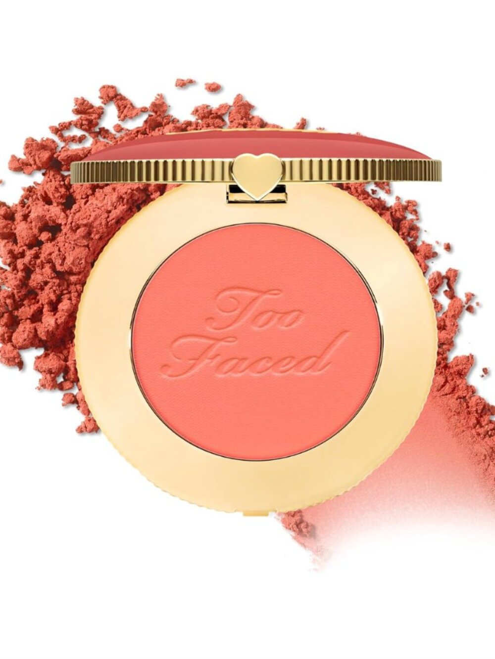 NEW Too Faced Tequila Sunset Cloud Crush Blurring Blush Coral Peach Pink